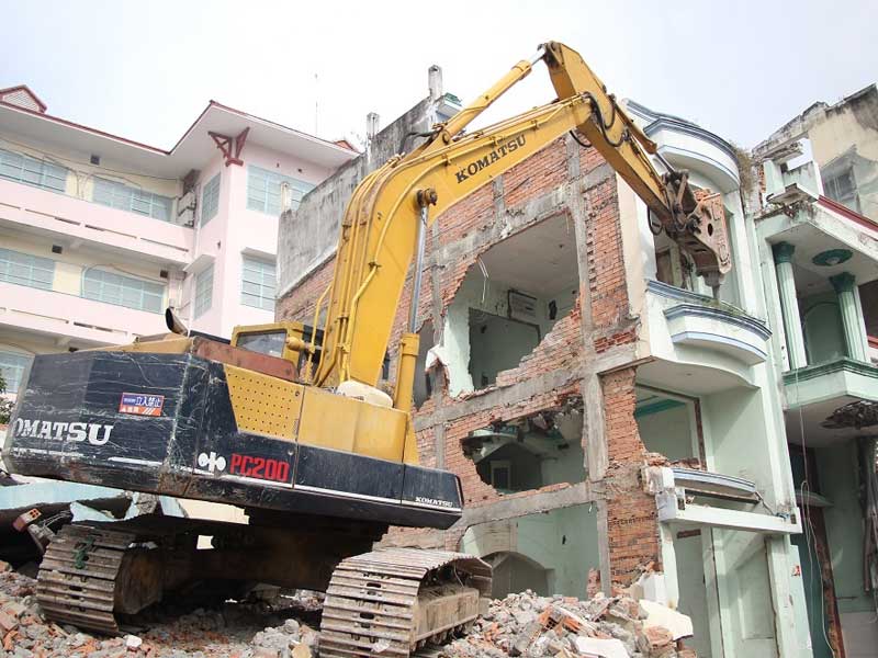 phá dỡ nhà cũ an toàn nhất giá rẻ tại Hải Dương